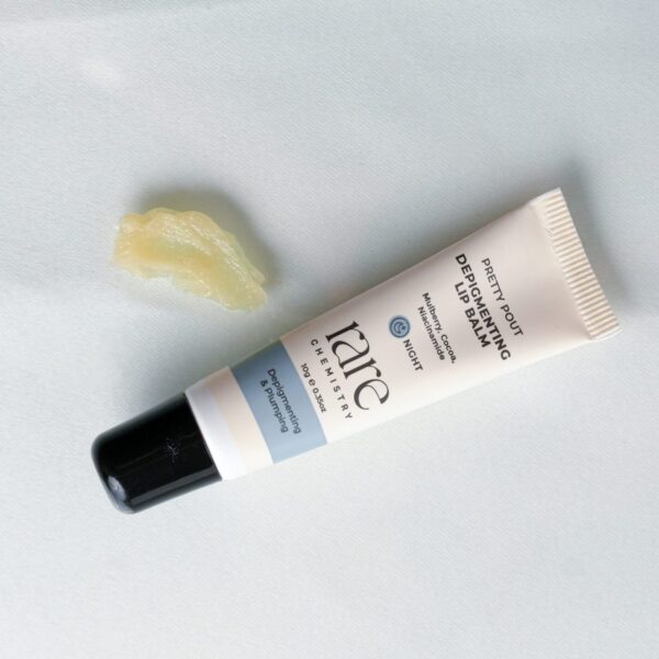 Depigmenting lip balm by rare chemistry