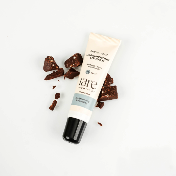 Pretty pout Depigmenting lip balm by rare chemistry